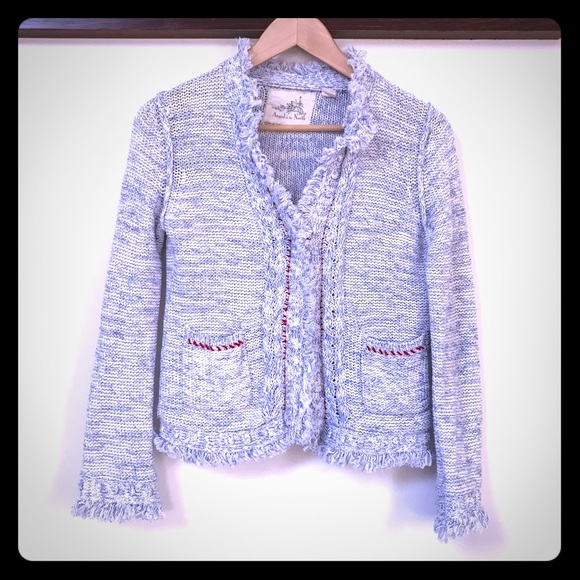 Anthropologie Angel of the North sweater jacket S - Picture 4 of 7
